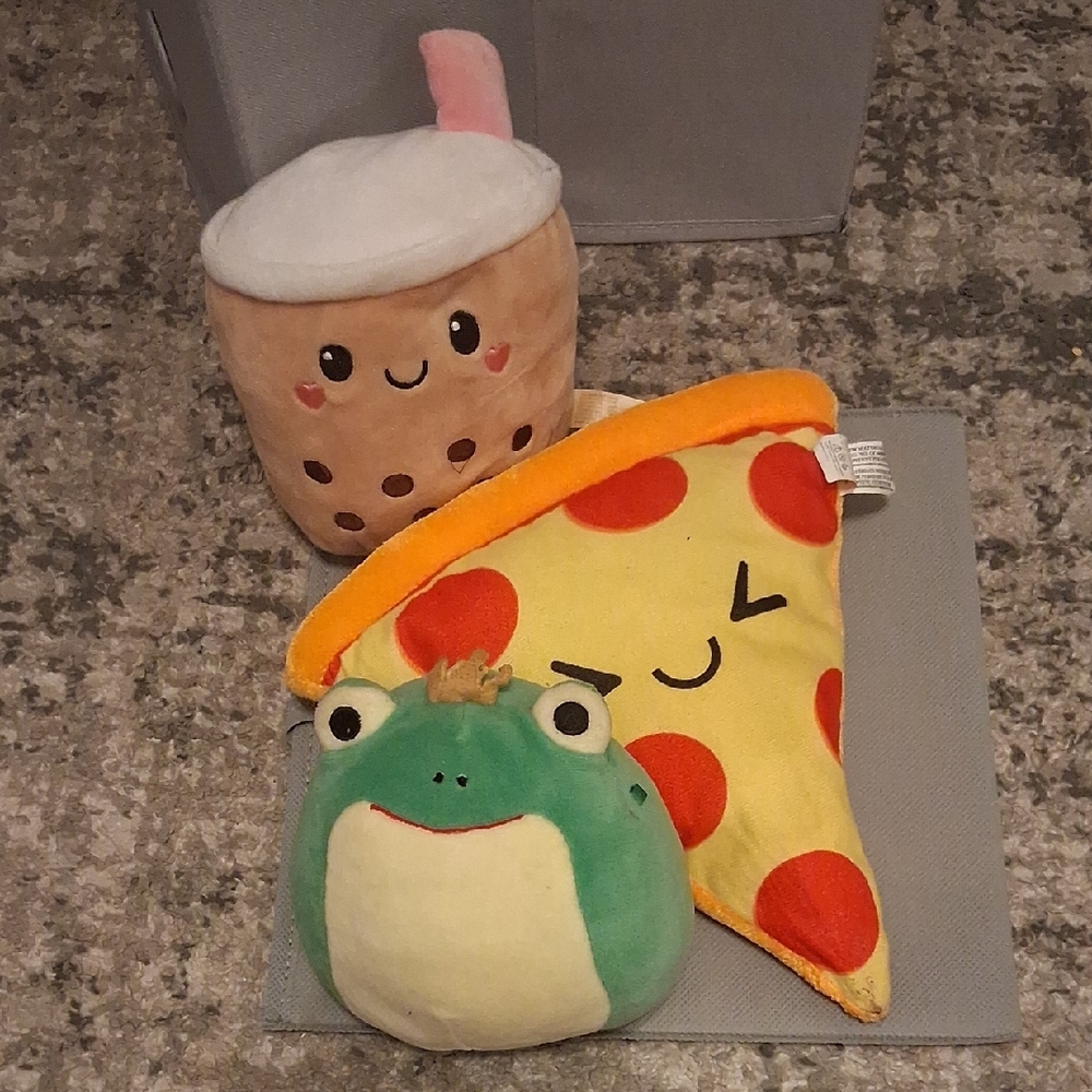 Squishmallows Brown and Yellow Stuffed Animals